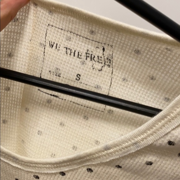 LIKE NEW! Free People Polka Dot Thermal - Picture 10 of 10